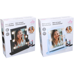 Καθρέφτης Καλλυντικών με Φωτισμό LED 2 Σχέδια