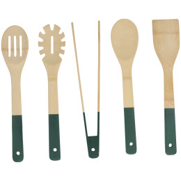 Σετ Μαγειρικών Σκευών Μπαμπού 5Τμχ Σε 4 Χρώματα ALPINA