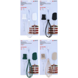 Σετ Εργαλείων Ζαχαροπλαστικής 3Τμχ Σε 4 Χρώματα ALPINA