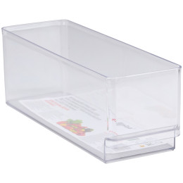 Δοχείο Αποθήκευσης Ψυγείου Διαφανές Πλαστικό 29.7x9.5x10cm