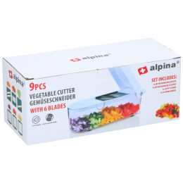 Κόφτης Λαχανικών 9Τμχ ALPINA