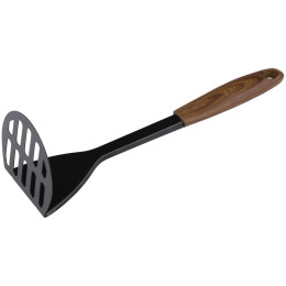 Πιεστήρας Πατάτας Μαύρο Ανοξείδωτο Ατσάλι/Ξύλο 26.5cm ALPINA