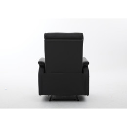 Πολυθρόνα Ανακλινόμενη ArteLibre RIGIL Με Λειτουργία Μασάζ Μαύρο PU 75x87x102cm