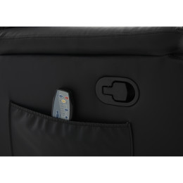 Πολυθρόνα Ανακλινόμενη ArteLibre RIGIL Με Λειτουργία Μασάζ Μαύρο PU 75x87x102cm