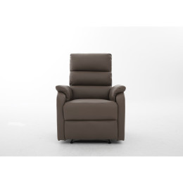 Πολυθρόνα Ανακλινόμενη ArteLibre RIGIL Με Λειτουργία Μασάζ Καφέ PU 75x87x102cm