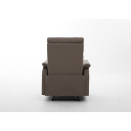 Πολυθρόνα Ανακλινόμενη ArteLibre RIGIL Με Λειτουργία Μασάζ Καφέ PU 75x87x102cm