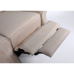 Πολυθρόνα Ανακλινόμενη ArteLibre ALNAIR Μπεζ Ύφασμα 78x85x104cm