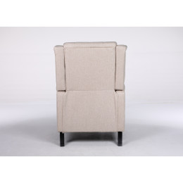 Πολυθρόνα Ανακλινόμενη ArteLibre ALNAIR Μπεζ Ύφασμα 78x85x104cm