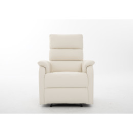Πολυθρόνα Ανακλινόμενη ArteLibre TALITHA Μπεζ PU 79x97x101cm