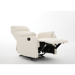 Πολυθρόνα Ανακλινόμενη ArteLibre TALITHA Μπεζ PU 79x97x101cm