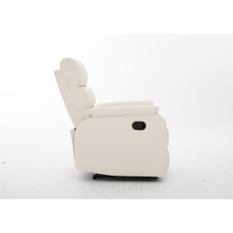 Πολυθρόνα Ανακλινόμενη ArteLibre TALITHA Μπεζ PU 79x97x101cm