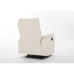 Πολυθρόνα Ανακλινόμενη ArteLibre TALITHA Μπεζ PU 79x97x101cm