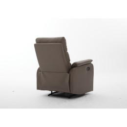 Πολυθρόνα Ανακλινόμενη ArteLibre TALITHA Καφέ PU 79x97x101cm