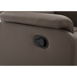 Πολυθρόνα Ανακλινόμενη ArteLibre TALITHA Καφέ PU 79x97x101cm