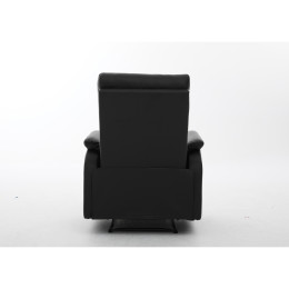 Πολυθρόνα Ανακλινόμενη ArteLibre TALITHA Μαύρο PU 79x97x101cm