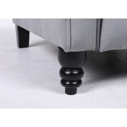 Πολυθρόνα Ανακλινόμενη ArteLibre MARKEB Γκρι Βελούδο 72x84x97cm