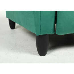 Πολυθρόνα Ανακλινόμενη ArteLibre ATRIA Πράσινο Βελούδο 67.5x90x104cm