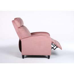 Πολυθρόνα Ανακλινόμενη ArteLibre ATRIA Σάπιο Μήλο Βελούδο 67.5x90x104cm