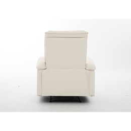 Πολυθρόνα Ανακλινόμενη ArteLibre CELAENO Εκρού PU 80x96x97cm