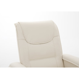 Πολυθρόνα Ανακλινόμενη ArteLibre CELAENO Εκρού PU 80x96x97cm