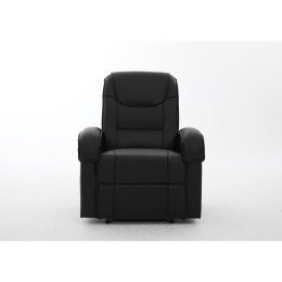 Πολυθρόνα Ανακλινόμενη ArteLibre CELAENO Μαύρο PU 80x96x97cm