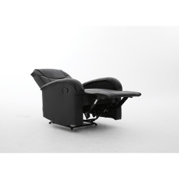 Πολυθρόνα Ανακλινόμενη ArteLibre CELAENO Μαύρο PU 80x96x97cm