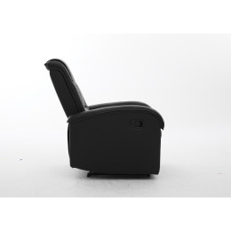 Πολυθρόνα Ανακλινόμενη ArteLibre CELAENO Μαύρο PU 80x96x97cm