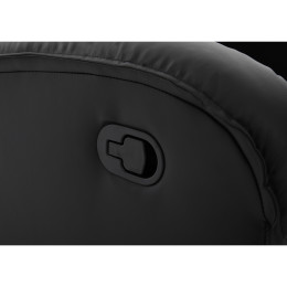 Πολυθρόνα Ανακλινόμενη ArteLibre CELAENO Μαύρο PU 80x96x97cm