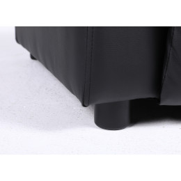 Πολυθρόνα Ανακλινόμενη ArteLibre RANA Μαύρο PU 80x95x103cm