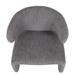 Πολυθρόνα ArteLibre HIMALIA Γκρι Ύφασμα/Μέταλλο/Ξύλο 73x78x75cm