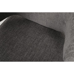 Πολυθρόνα ArteLibre HIMALIA Γκρι Ύφασμα/Μέταλλο/Ξύλο 73x78x75cm