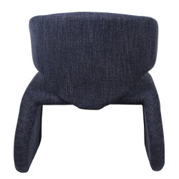 Πολυθρόνα ArteLibre HIMALIA Μπλε Ύφασμα/Μέταλλο/Ξύλο 73x78x75cm