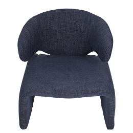 Πολυθρόνα ArteLibre HIMALIA Μπλε Ύφασμα/Μέταλλο/Ξύλο 73x78x75cm