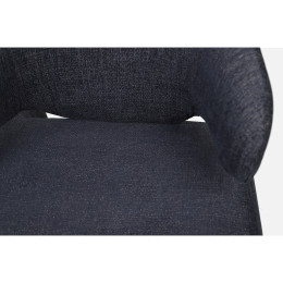 Πολυθρόνα ArteLibre HIMALIA Μπλε Ύφασμα/Μέταλλο/Ξύλο 73x78x75cm