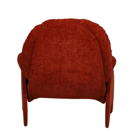 Πολυθρόνα ArteLibre ANANKE Πορτοκαλί Ύφασμα/Μέταλλο/Ξύλο 85x78x84cm