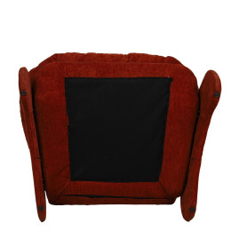 Πολυθρόνα ArteLibre ANANKE Πορτοκαλί Ύφασμα/Μέταλλο/Ξύλο 85x78x84cm