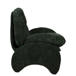 Πολυθρόνα ArteLibre ANANKE Πράσινο Ύφασμα/Μέταλλο/Ξύλο 85x78x84cm