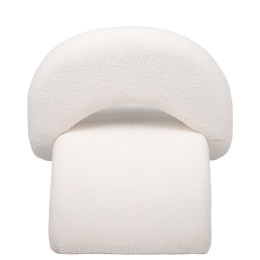 Πολυθρόνα ArteLibre PASIPHAE Μπεζ Ύφασμα/Μέταλλο/Ξύλο 80x86x80cm