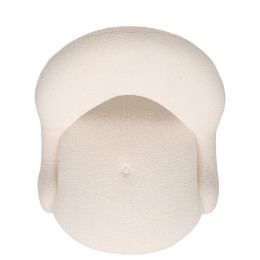 Πολυθρόνα ArteLibre PASIPHAE Μπεζ Ύφασμα/Μέταλλο/Ξύλο 80x86x80cm