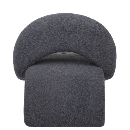 Πολυθρόνα ArteLibre PASIPHAE Γκρι Ύφασμα/Μέταλλο/Ξύλο 80x86x80cm