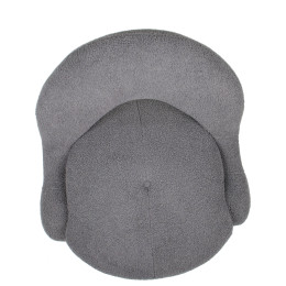 Πολυθρόνα ArteLibre PASIPHAE Γκρι Ύφασμα/Μέταλλο/Ξύλο 80x86x80cm