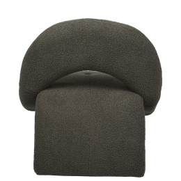 Πολυθρόνα ArteLibre PASIPHAE Πράσινο Ύφασμα/Μέταλλο/Ξύλο 80x86x80cm