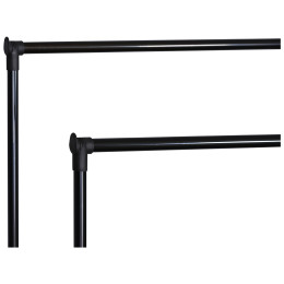 Έπιπλο Εισόδου ArteLibre SOUTHMERE Μαύρο Μέταλλο 74.5x39x157cm