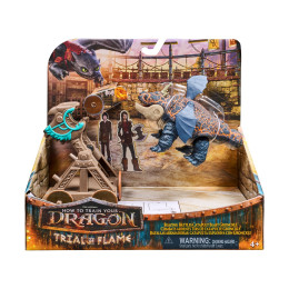 Spin Master how to Train Your Dragon: Trial of Flame - Blazing Battles Catapult Blast Cronckle Playset (20156293)