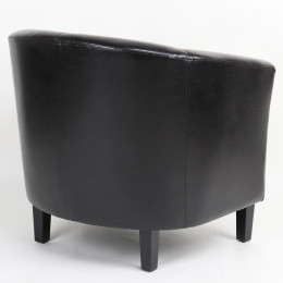 Πολυθρόνα ArteLibre FIORELLA Καφέ PU 73x69x75cm