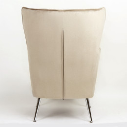 Πολυθρόνα ArteLibre VITTORIA Καφέ Βελούδο 76x79x101cm