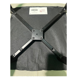 Καρέκλα Τραπεζαρίας ArteLibre FANDANGO Μπεζ/Μαύρο Ύφασμα/Μέταλλο 43x56x97cm