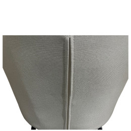 Καρέκλα Τραπεζαρίας ArteLibre JACARANDA Μπεζ/Μαύρο Ύφασμα/Μέταλλο 56x56x76cm