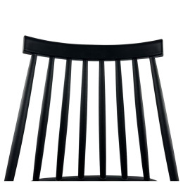 Σκαμπό Bar ArteLibre MARANTA Μαύρο PP/Μέταλλο 45x46x97cm