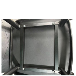 Σκαμπό Bar ArteLibre MARANTA Μαύρο PP/Μέταλλο 45x46x97cm